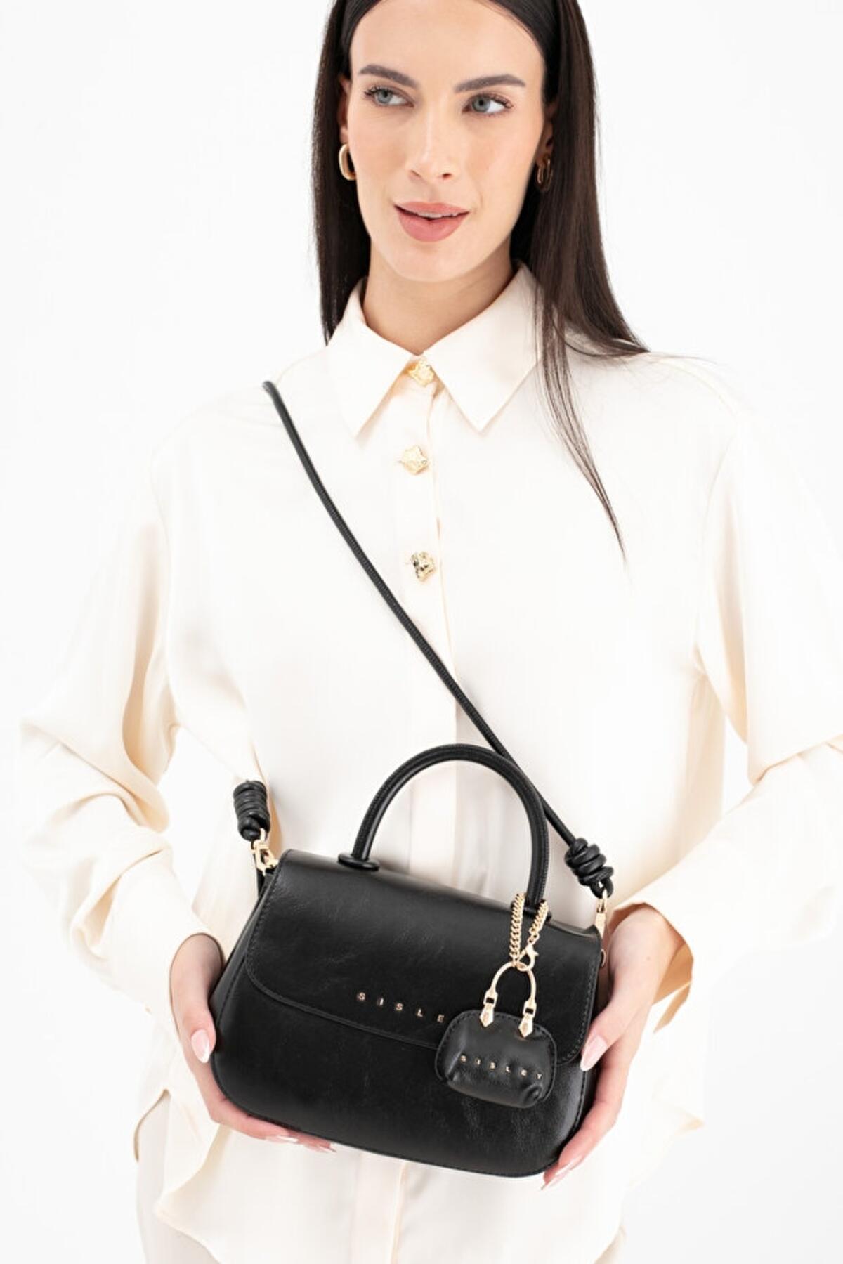 Sisley Kadın Kol Çantası SLY_235 Siyah Sisley Kadın Kol Çantası SLY_235 Siyah