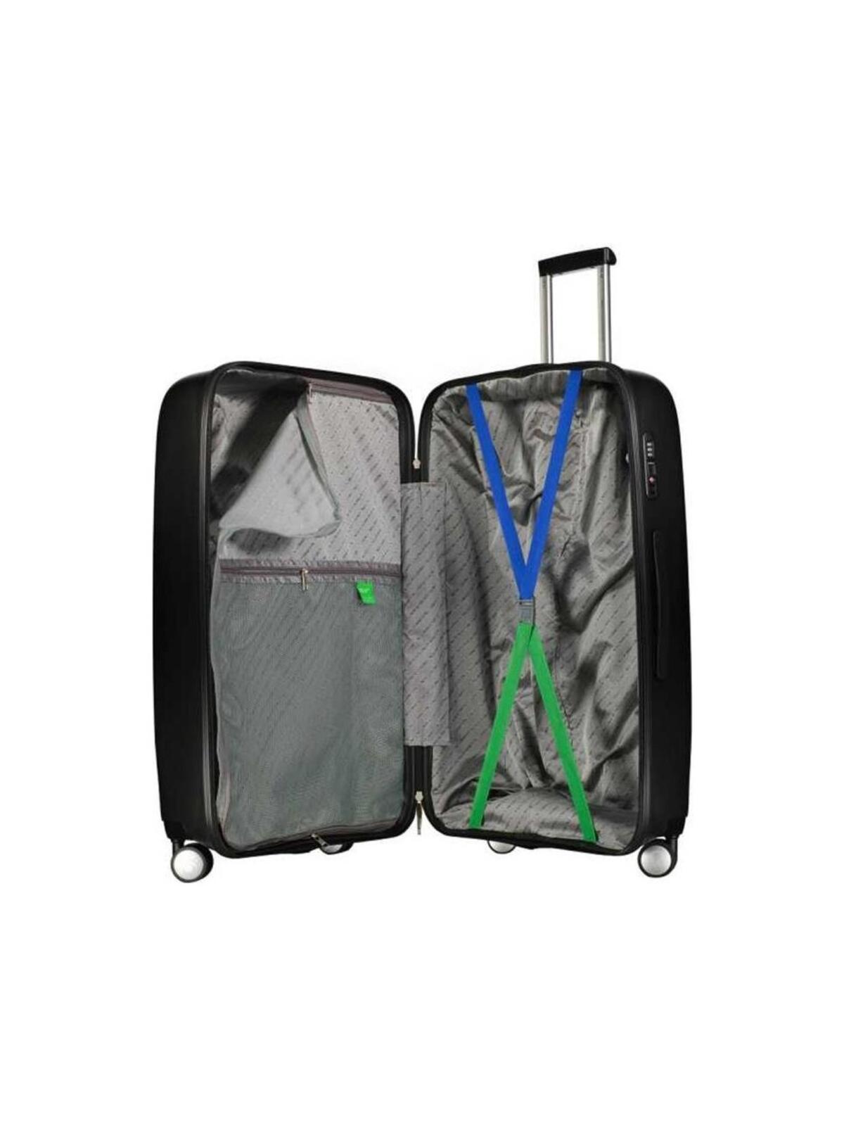 United Colors Of Benetton Valiz BNT1000-01 Siyah Büyük Boy
