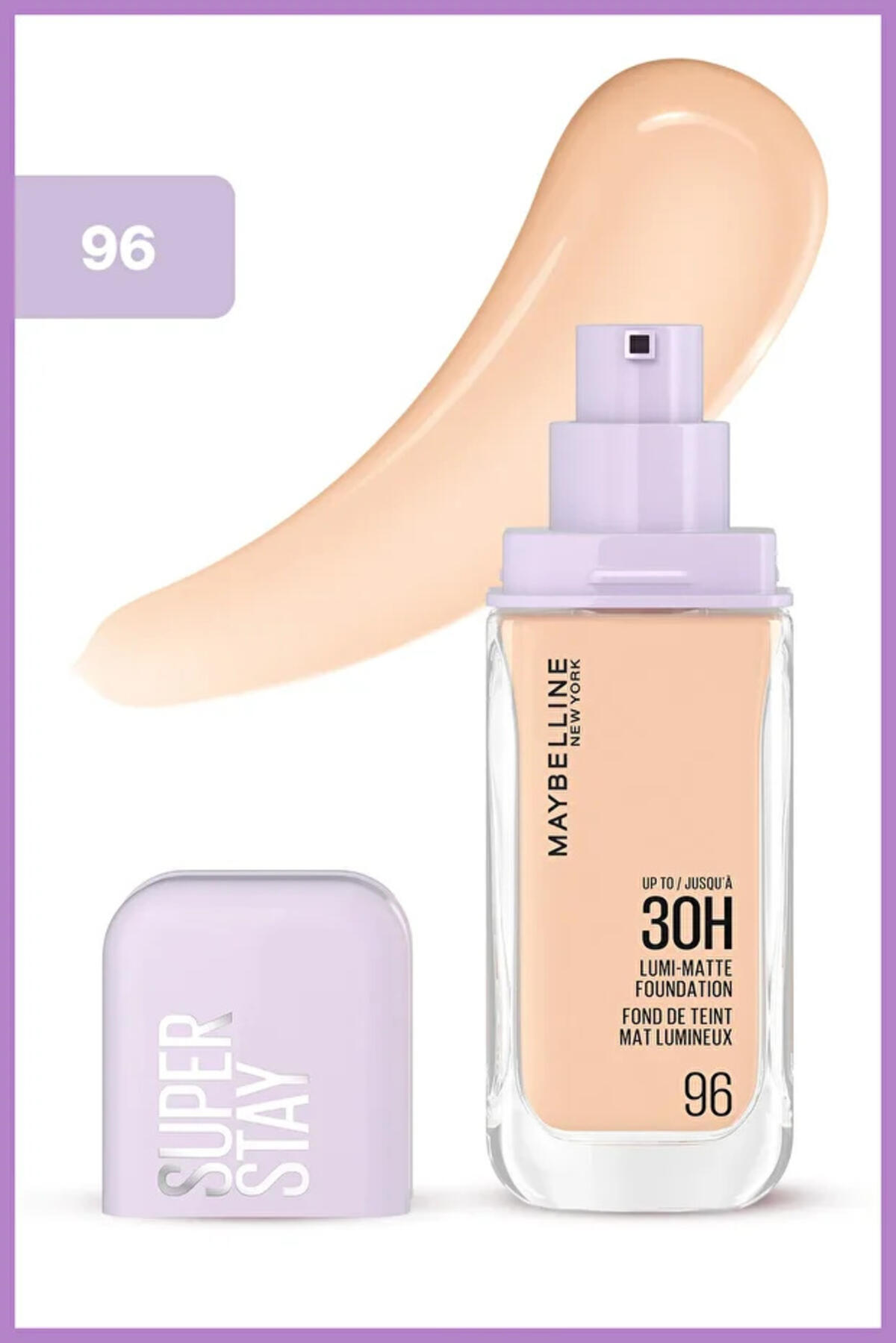 Maybelline Fondöten Lumi Matte No:96