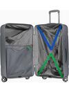 United Colors Of Benetton Valiz BNT3000-02 Gri Orta Boy
