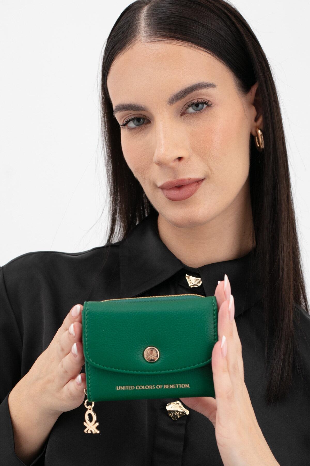United Colors Of Benetton Kadın Cüzdan BNT_1629 Yeşil