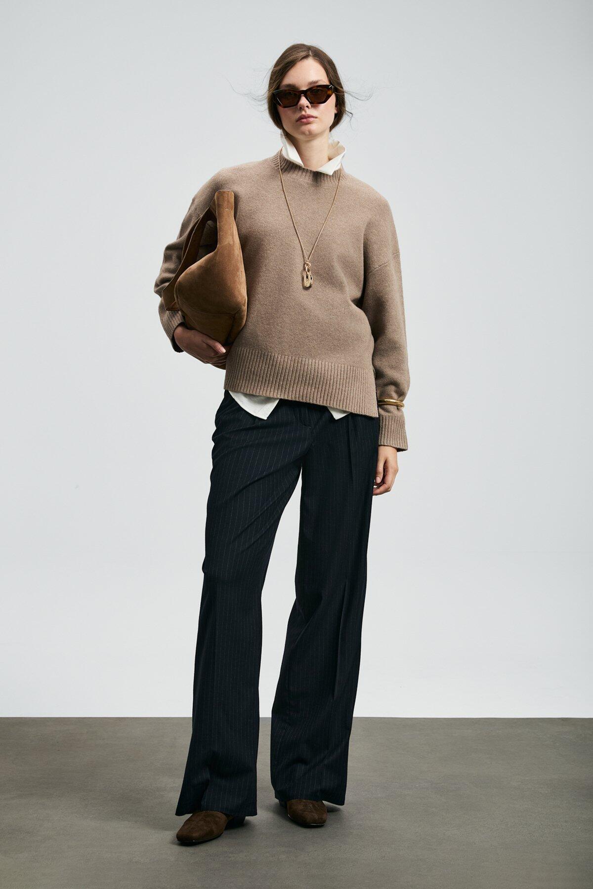 Lufıan Kadın Kazak Pamela 122090035 Vizon