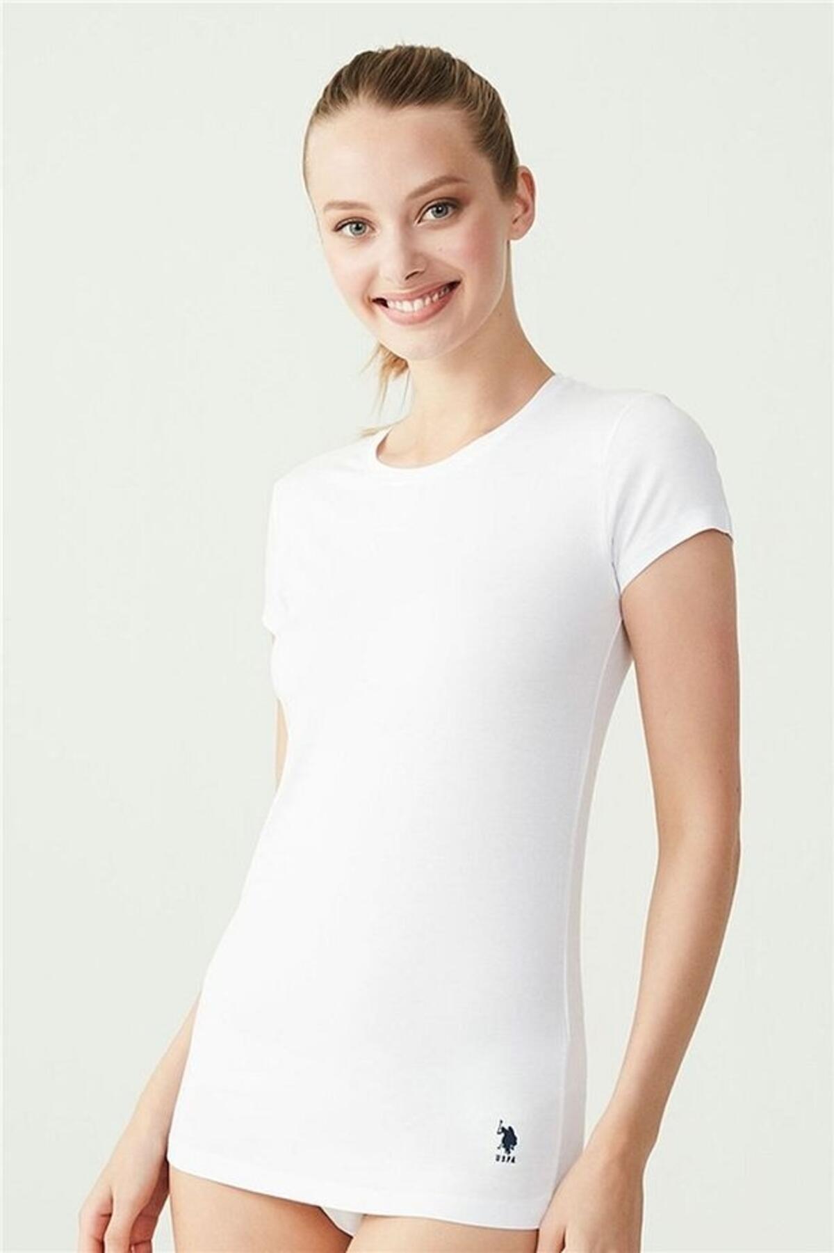 U.S Polo Assn. Tişört 66002 Beyaz