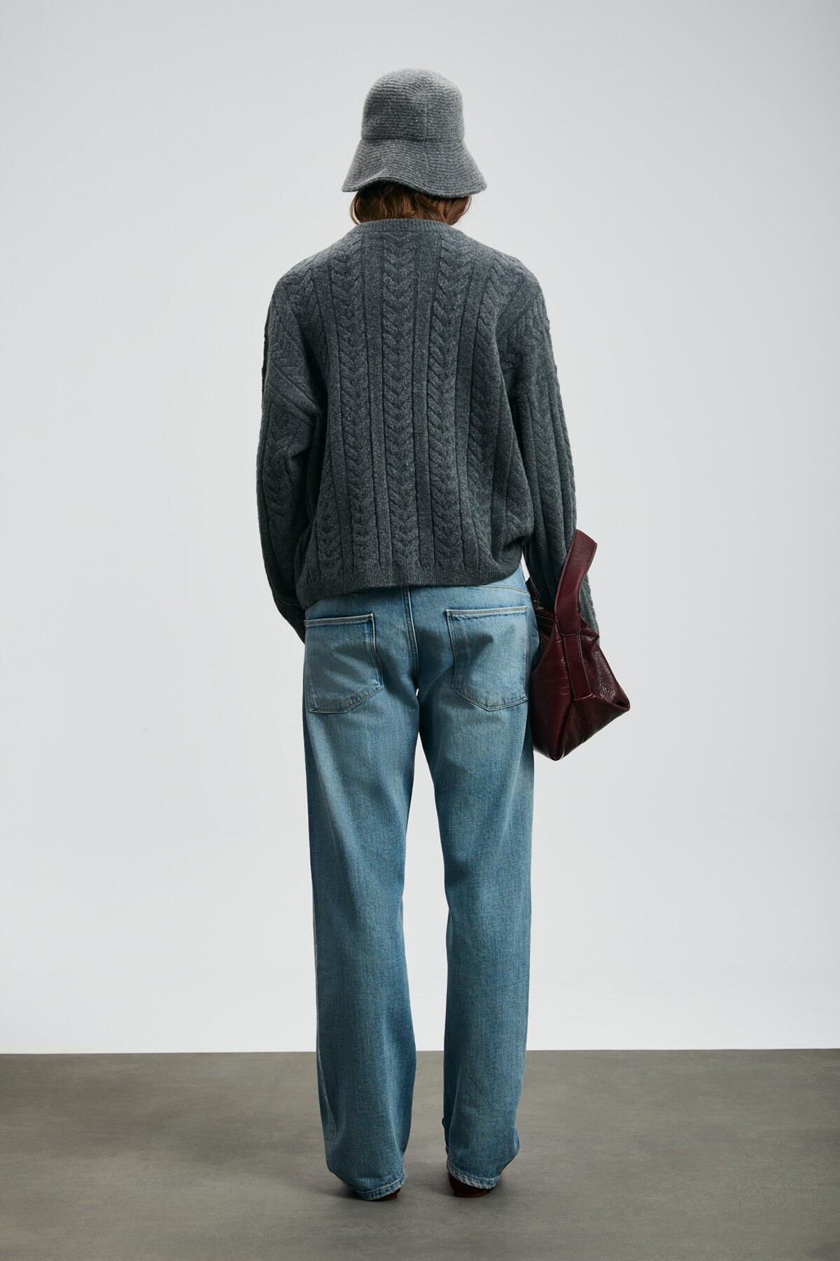 Lufıan Kadın Kazak Mıra 122090040 Antrasit