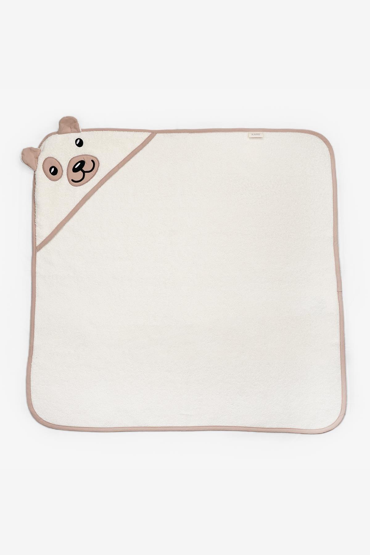 Kanz Havlu Kundak Silgi Nakışlı (Knz-037) Bear Krem
