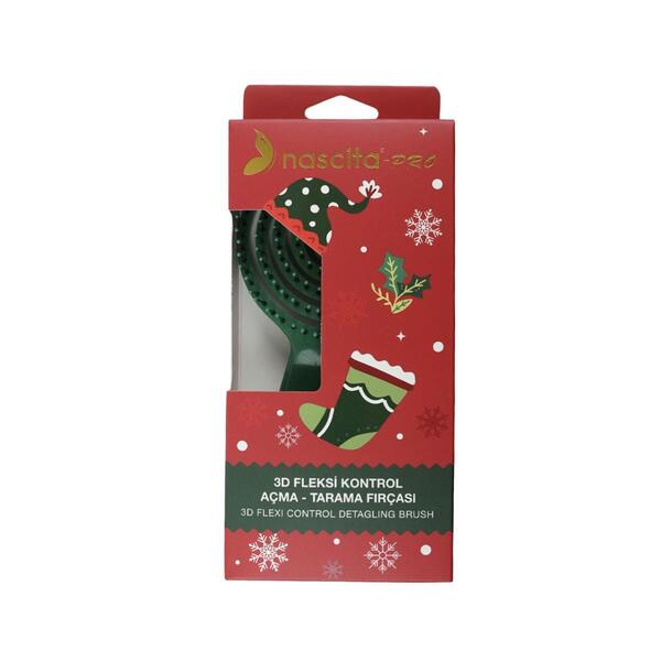Nascita Saç Fırçası 3D Fleksi Yılbaşı Temalı NASFPRO00069