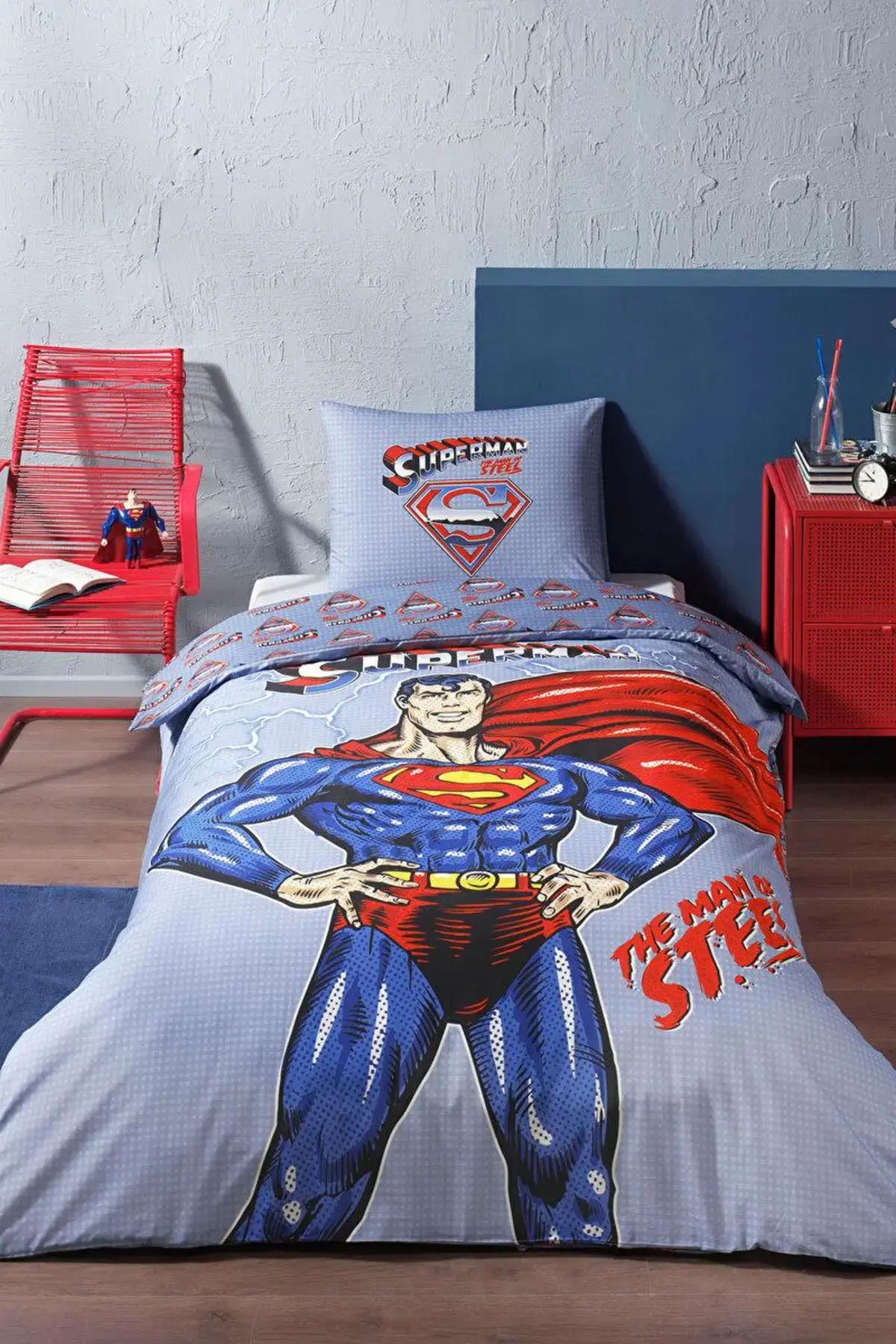 Özdilek Battaniye Tk Lisanslı Superman Lıgtıng Soft