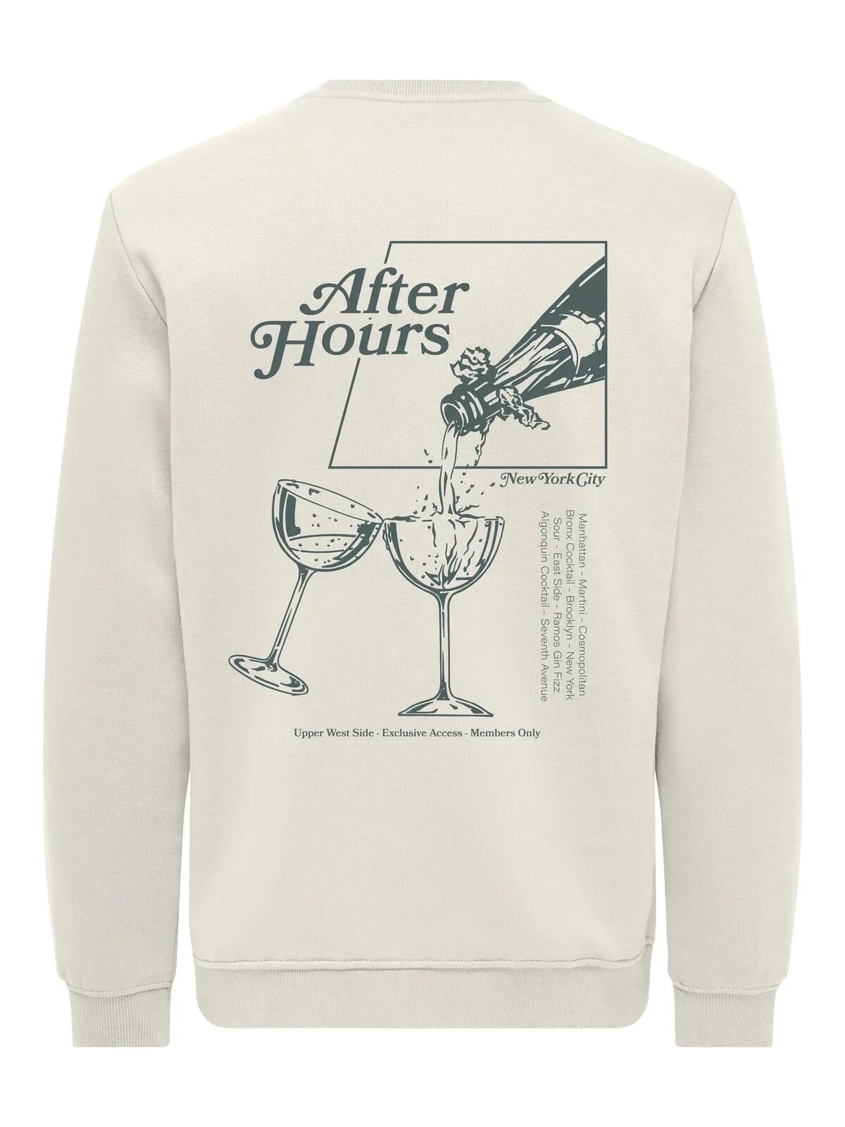 Only&Sons Sweatshirt 22032287 Beyaz