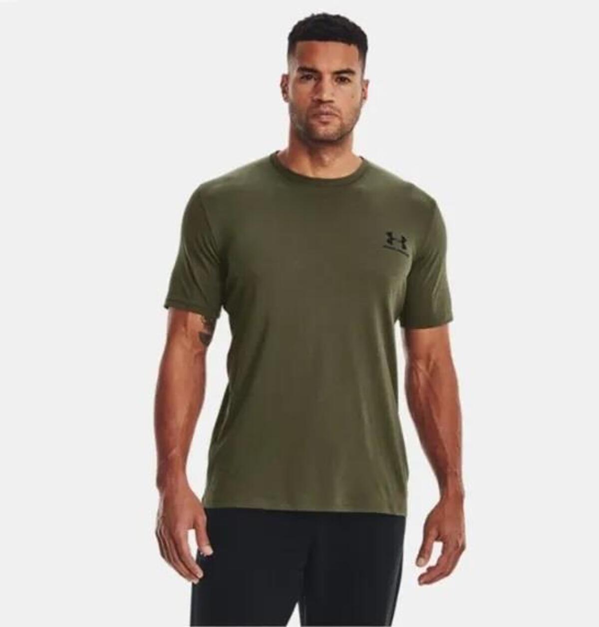 Under Armour Ua M Sportstyle Lc Ss 1326799-390 Haki