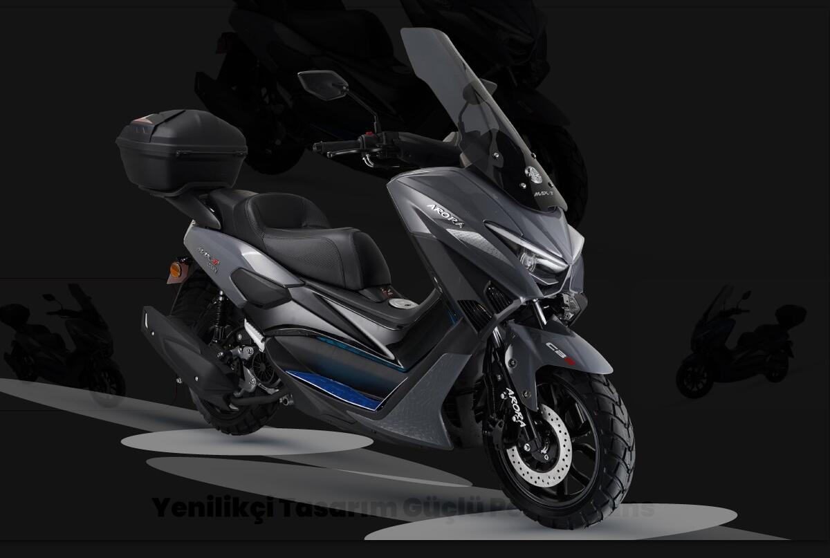 Arora Motosiklet Max T Easy Nardo Gri