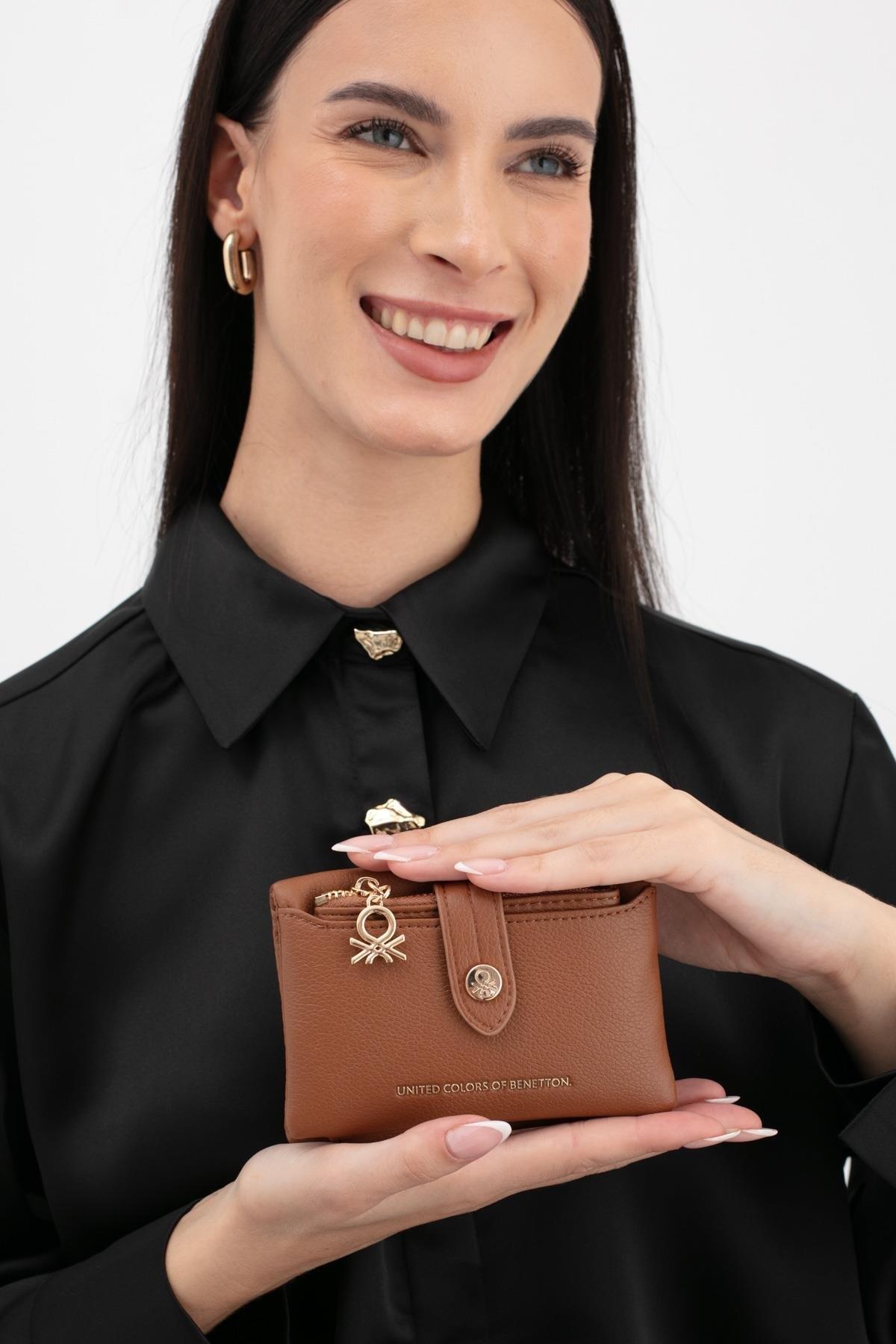 United Colors Of Benetton Kadın Cüzdan BNT_1632 Taba