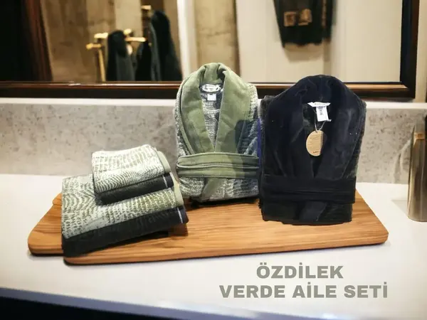 Özdilek Aile Seti Verde Siyah-Krem