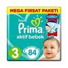 Prima Bez Aktif Bebek Mega Fırsat Paketi 3 Beden 84Lü