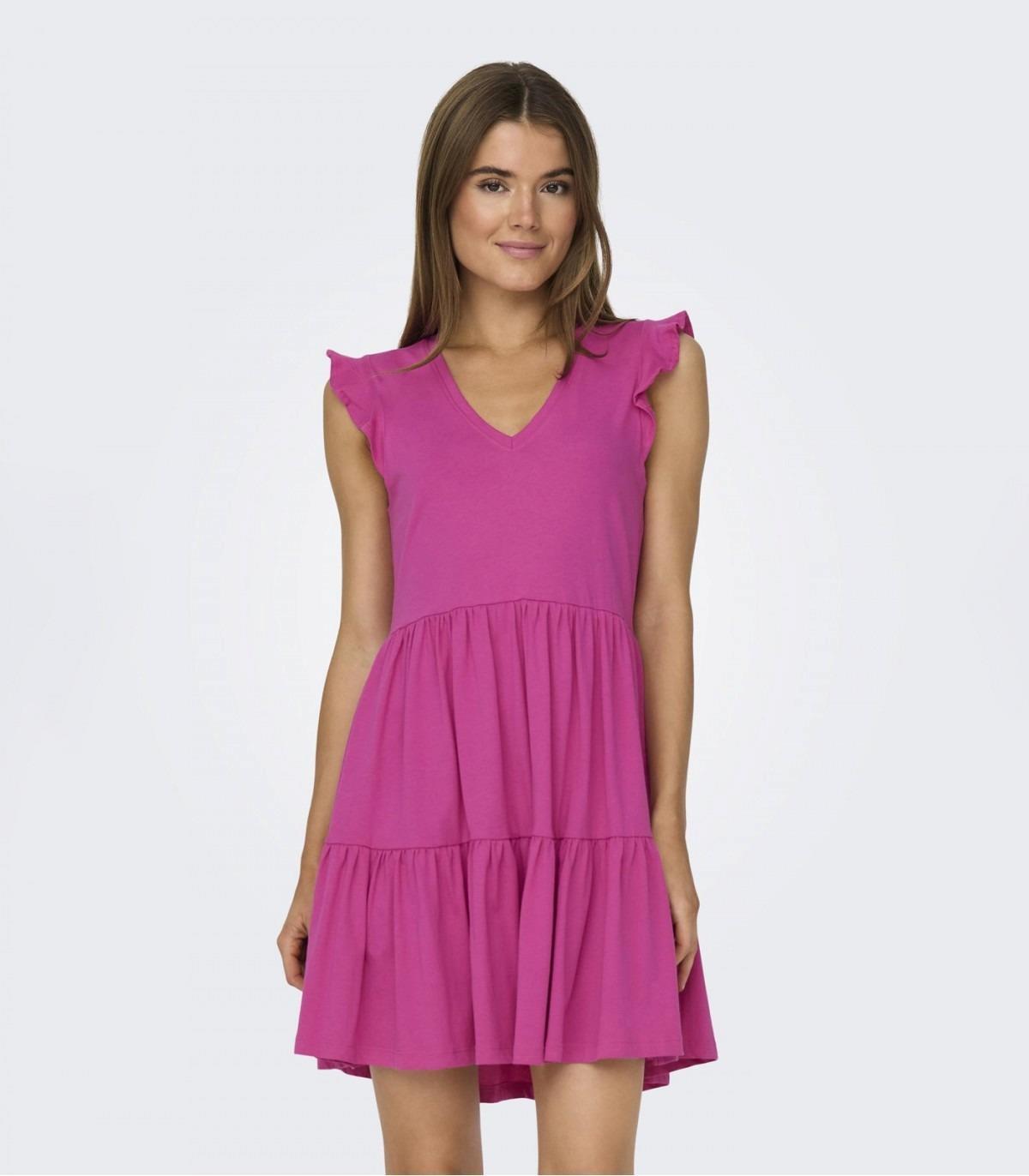 Only Elbise 15226992 Fuşya