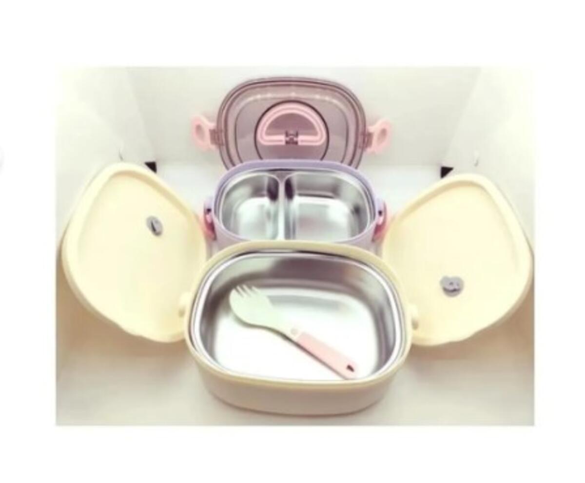 Vagonlife 1200 Ml 3 Bölmeli Paslanmaz Çelik Lunchbox Bl50251-2 Sarı