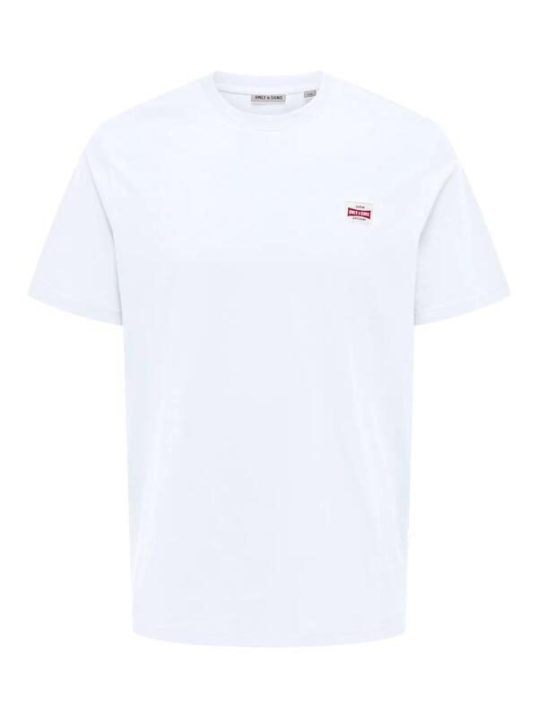 Only&Sons Tişört 22033190 Beyaz