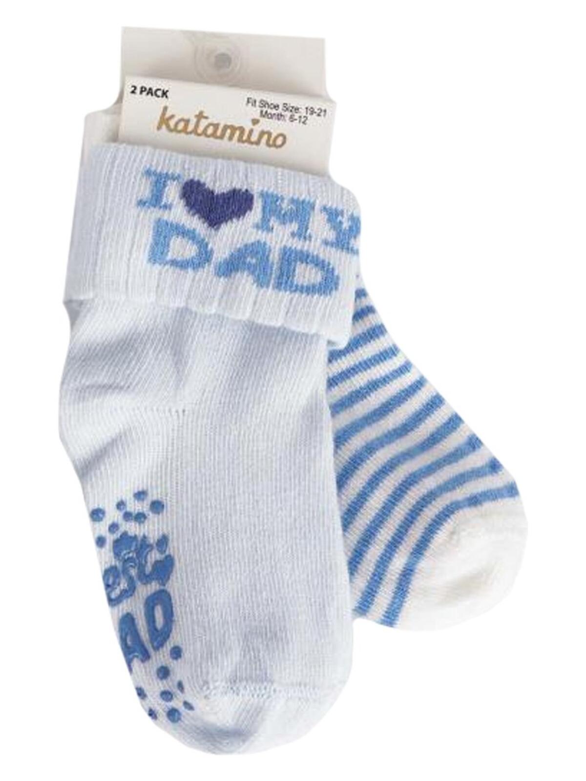Katamino Soket Çorap Erkek Bebek Mydad 2Li K44119 6-12