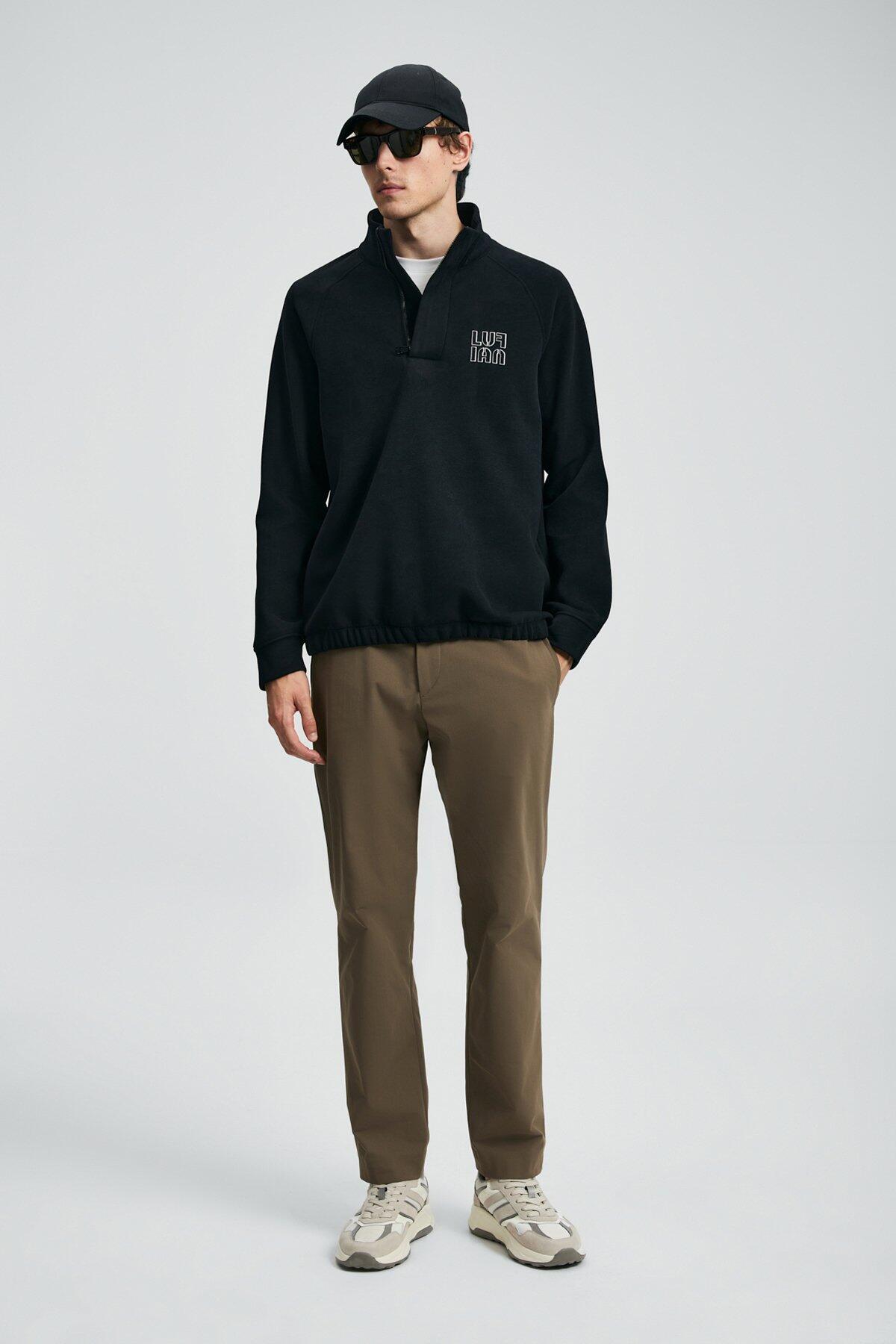 Lufıan Erkek Sweatshirt Hazel 112030190 Siyah