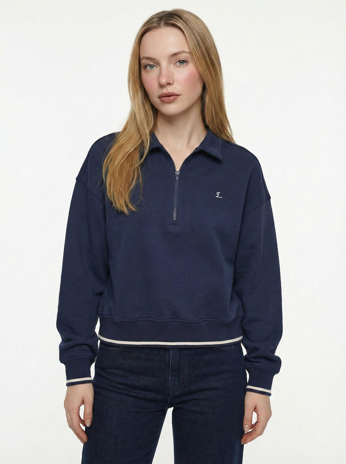 Loft Sweatshirt LF2038653 Lacivert