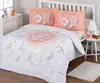 Özdilek Nevresim Takımı Tek Kişilik Ranforce Lively Roses Somon