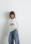Mavi Sweatshirt Kız Çocuk M7S10130-70057 Beyaz