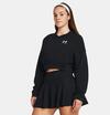 Under Armour Ua Rival Terry Os Crop Crw 1382738-001 Siyah