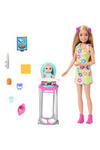 Barbie Skipper Bebek Bakıcısı Sarı Saçlı Bebek Ve Oyun Seti MTL-HTK35