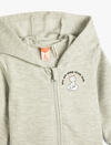 Koton Sweatshirt Kız Bebek 4WMG10025AK Gri