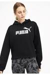 Puma Hoodie Ess Cropped Logo Tr 586870_01 Siyah