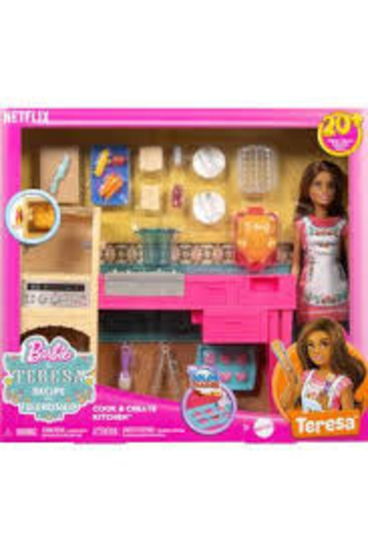 Barbie And Teresa Recipe For Friendship Teresa Ve Mutfağı Oyun Seti MTL-JCT06