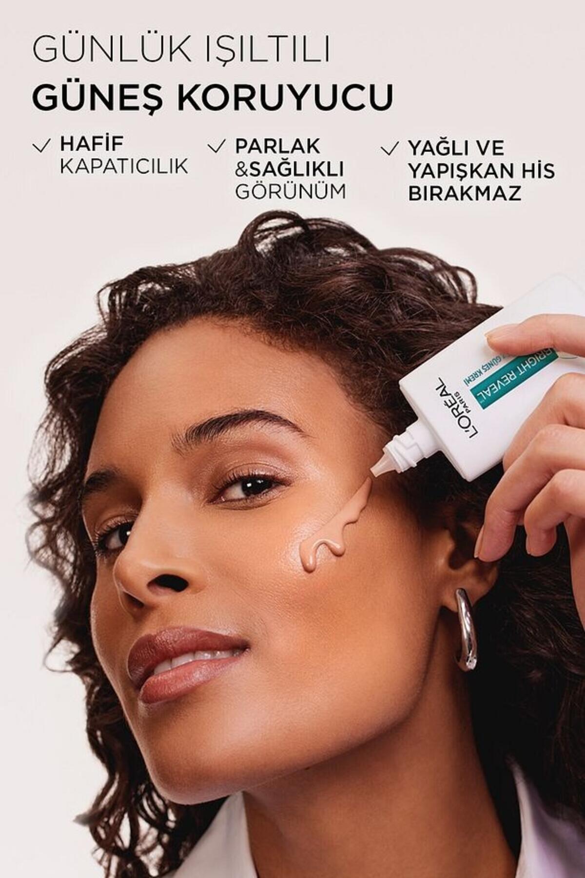 Loreal Paris Yüz Güneş Kremi Bright Reveal Spf 50+ Medium