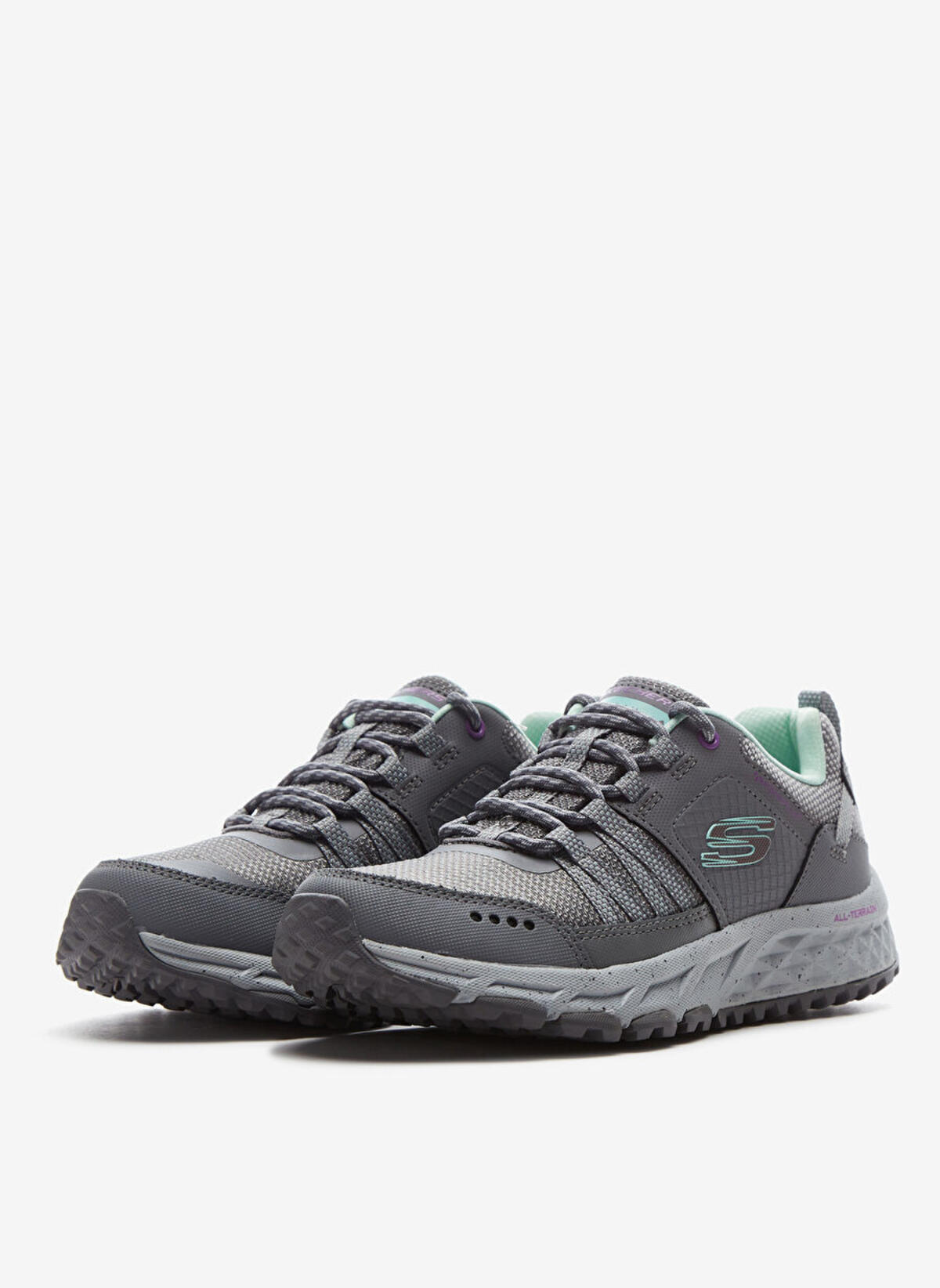Skechers Escape Plan 180061 Gyaq Gri/Açık Mavi