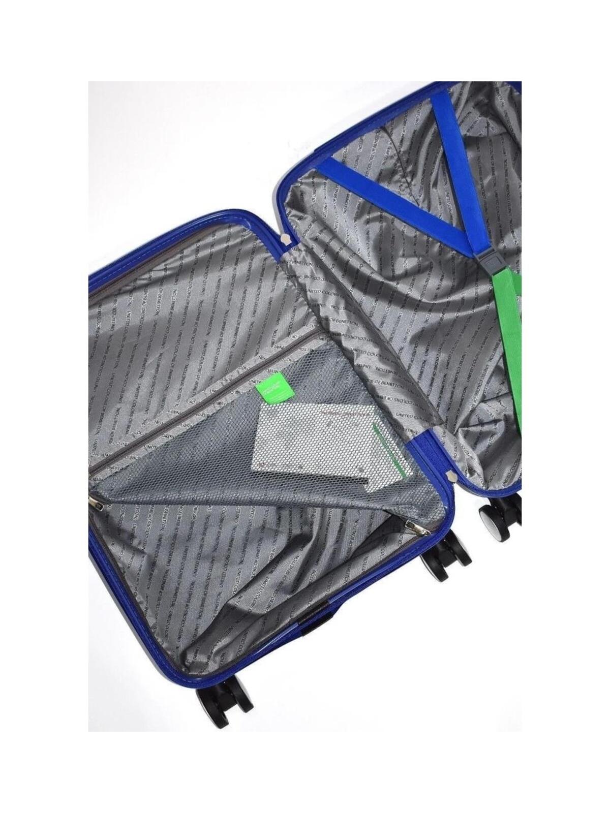 United Colors Of Benetton Valiz BNT1000-02 Mavi Orta Boy