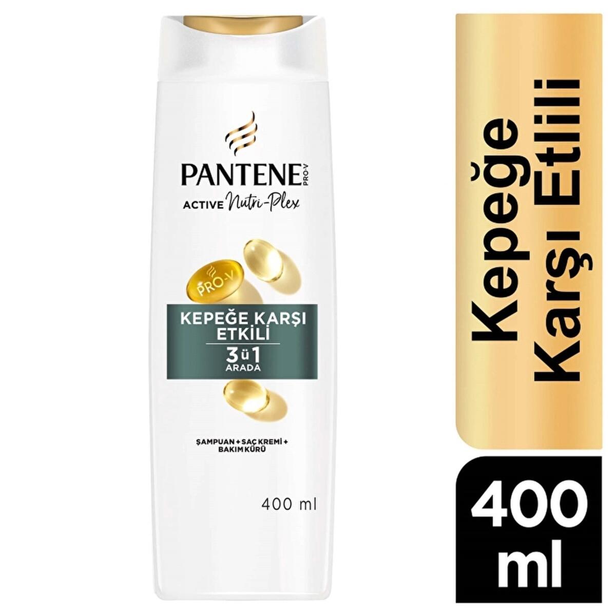 Pantene Şampuan 3ın1 Kepeğe Karşı 400Ml