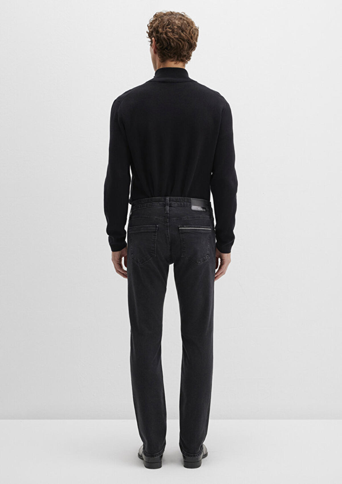 Mavi Erkek Kazak M0710328-900 Siyah