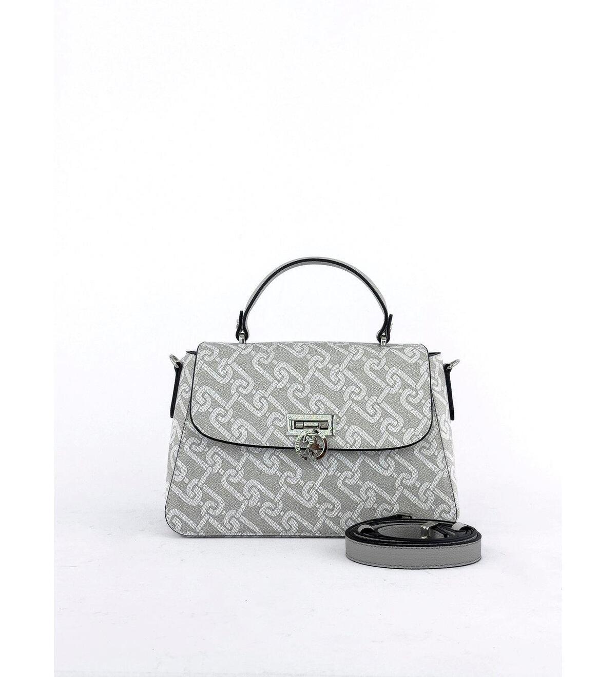 U.S. Polo Assn. Çapraz Çanta US24102 Beyaz-Gri