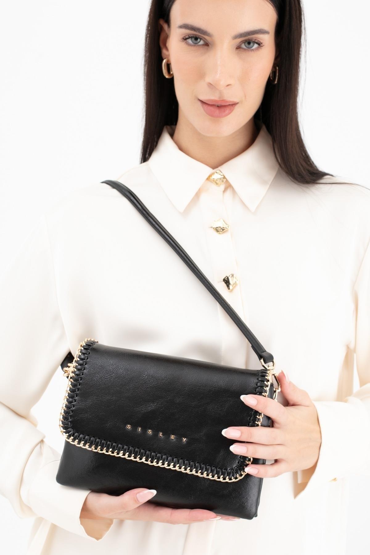Sisley Kadın Kol Çantası SLY_242 Siyah