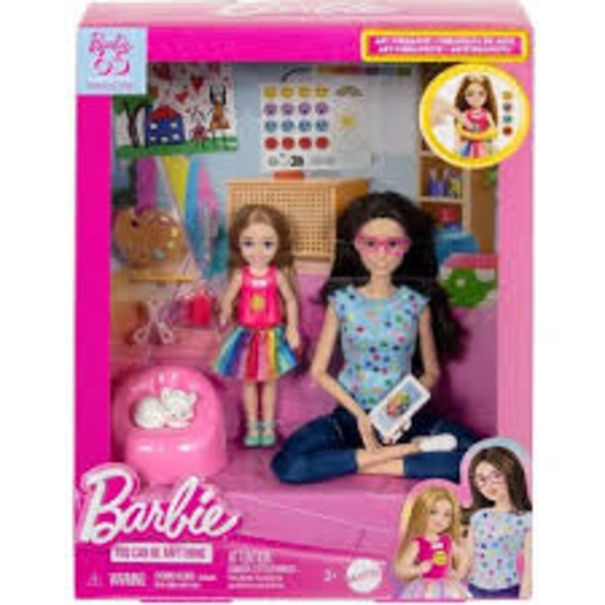 Barbie Ve Chelsea Sanat Atölyesi Oyun Seti MTL-HRG48