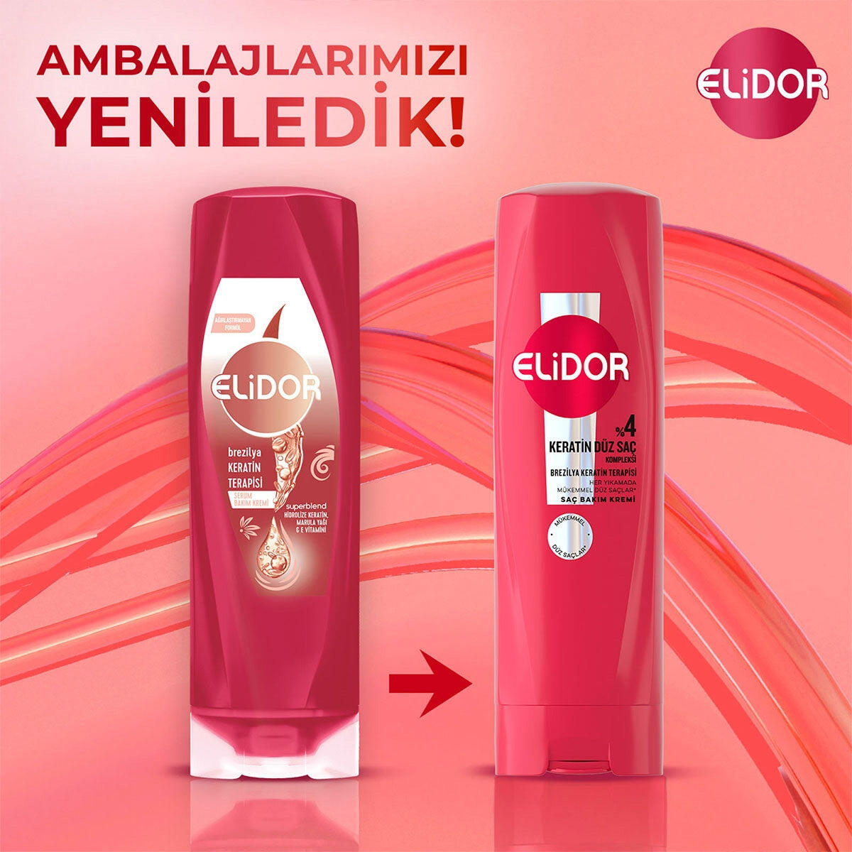 Elidor Saç Kremi Brezilya Keratin Terapisi 350Ml