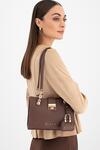 Sisley Kadın Kol Çantası SLY_269 Kahve