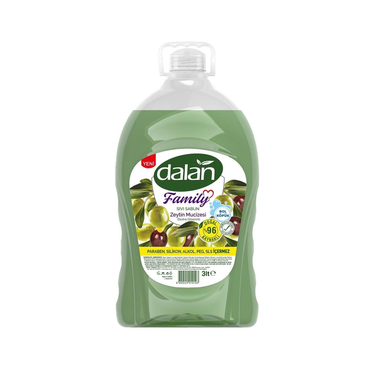 Dalan Sıvı Sabun Zeytin Mucizesi 3Lt