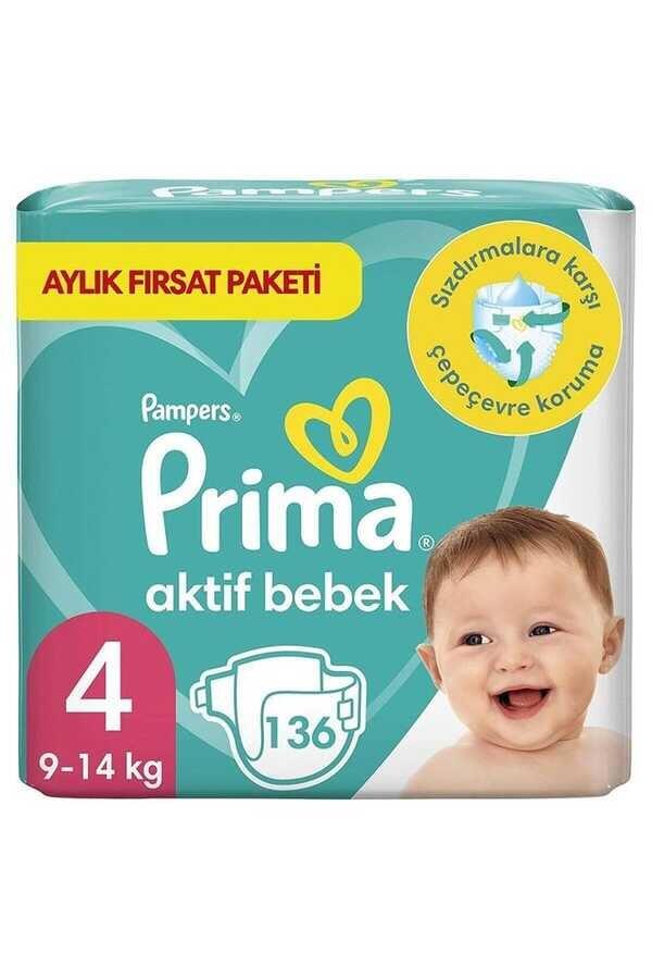 Prima Bez Aktif Bebek Aylık Fırsat 4 Beden 136Lı