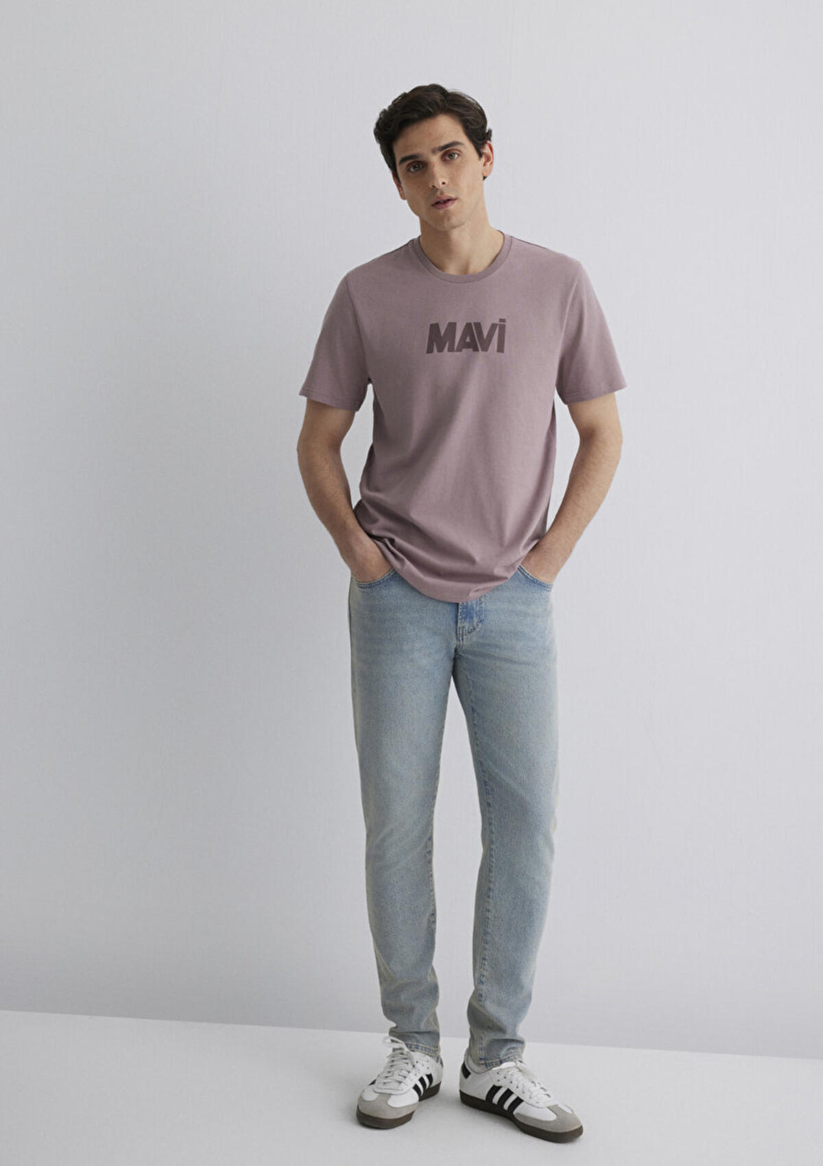 Mavi Tişört M066846-89596 Gül Kurusu