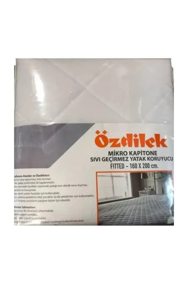 Özdilek Alez 160*200 Kapitone Sıvı Geçirmez Fitted