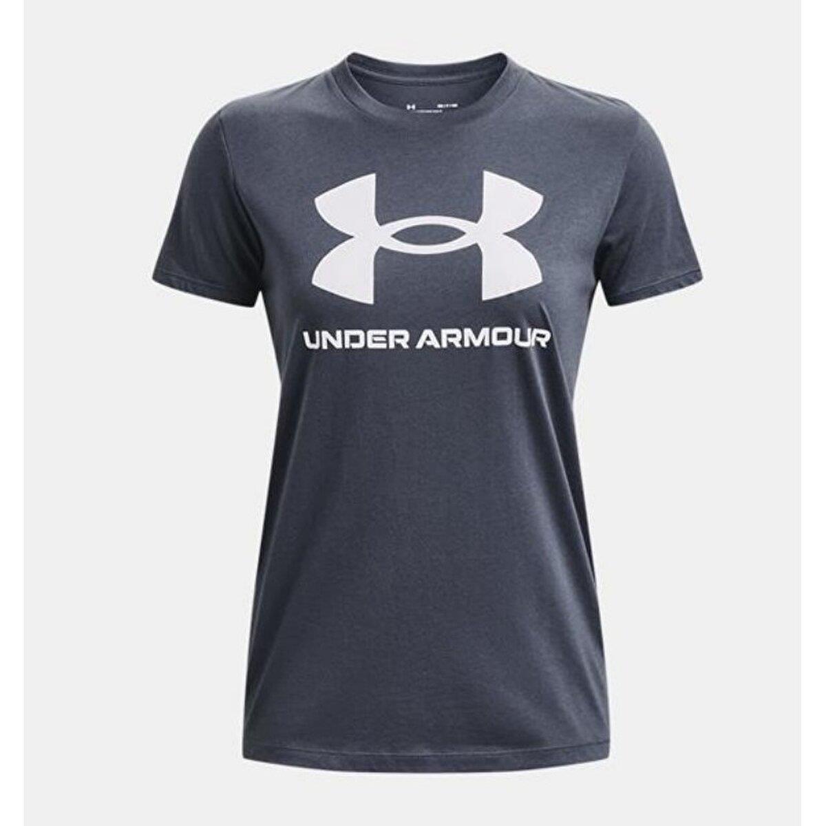 Under Armour Sportstyle Logo Ss 1356305-044 Antrasit Xl