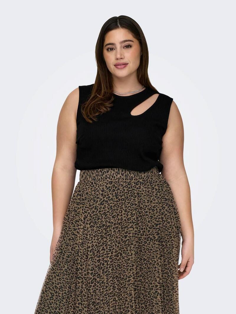 Only Carmakoma Bluz 15312371 Siyah (Dy)