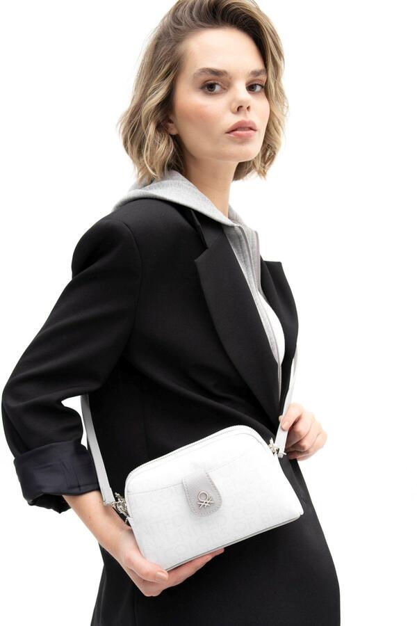 United Colors Of Benetton Kadın Çanta Bnt_1320 Beyaz-A.Gri