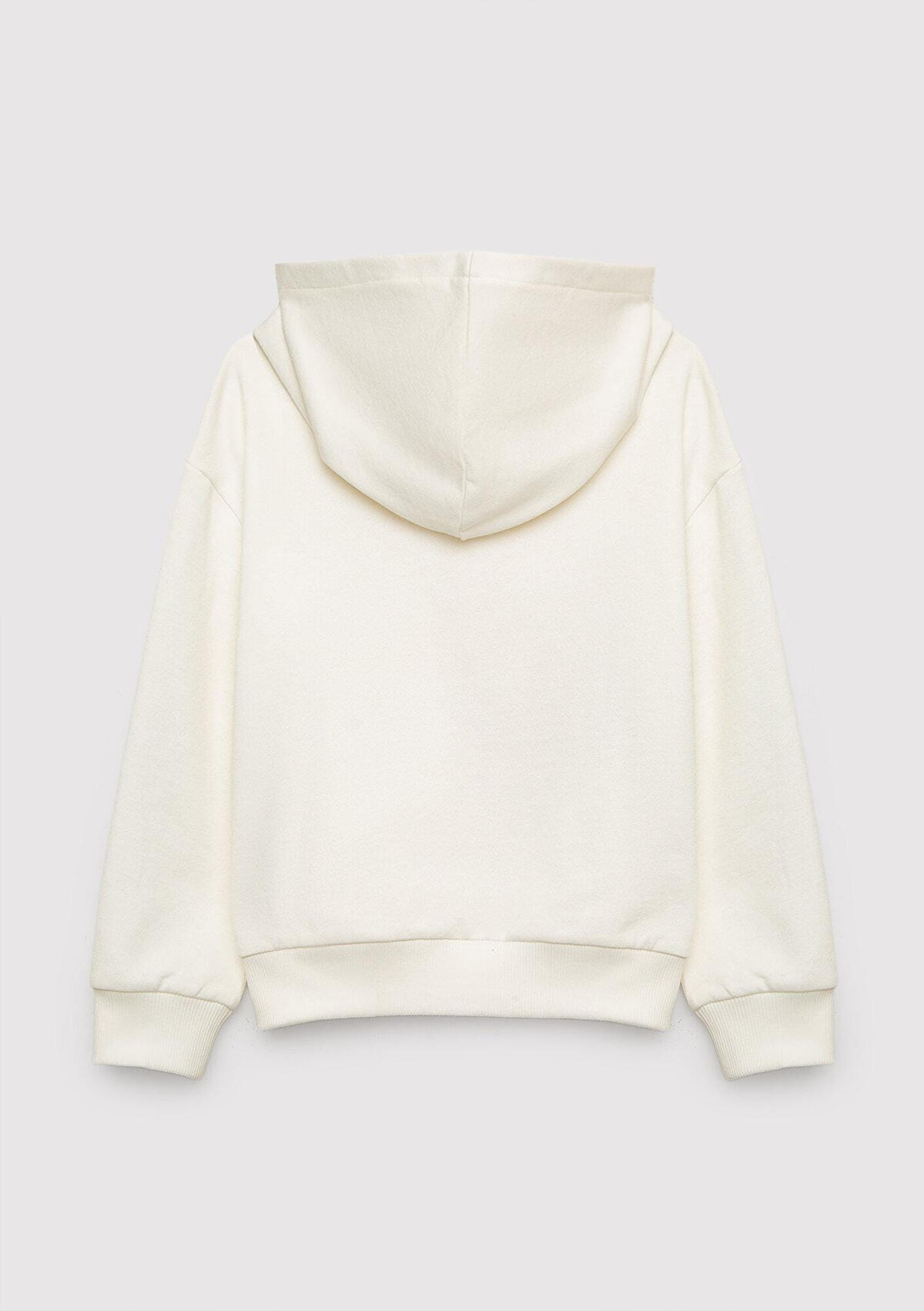 Mavi Kız Çocuk Sweatshirt M7S10227-70057 Kırık Beyaz