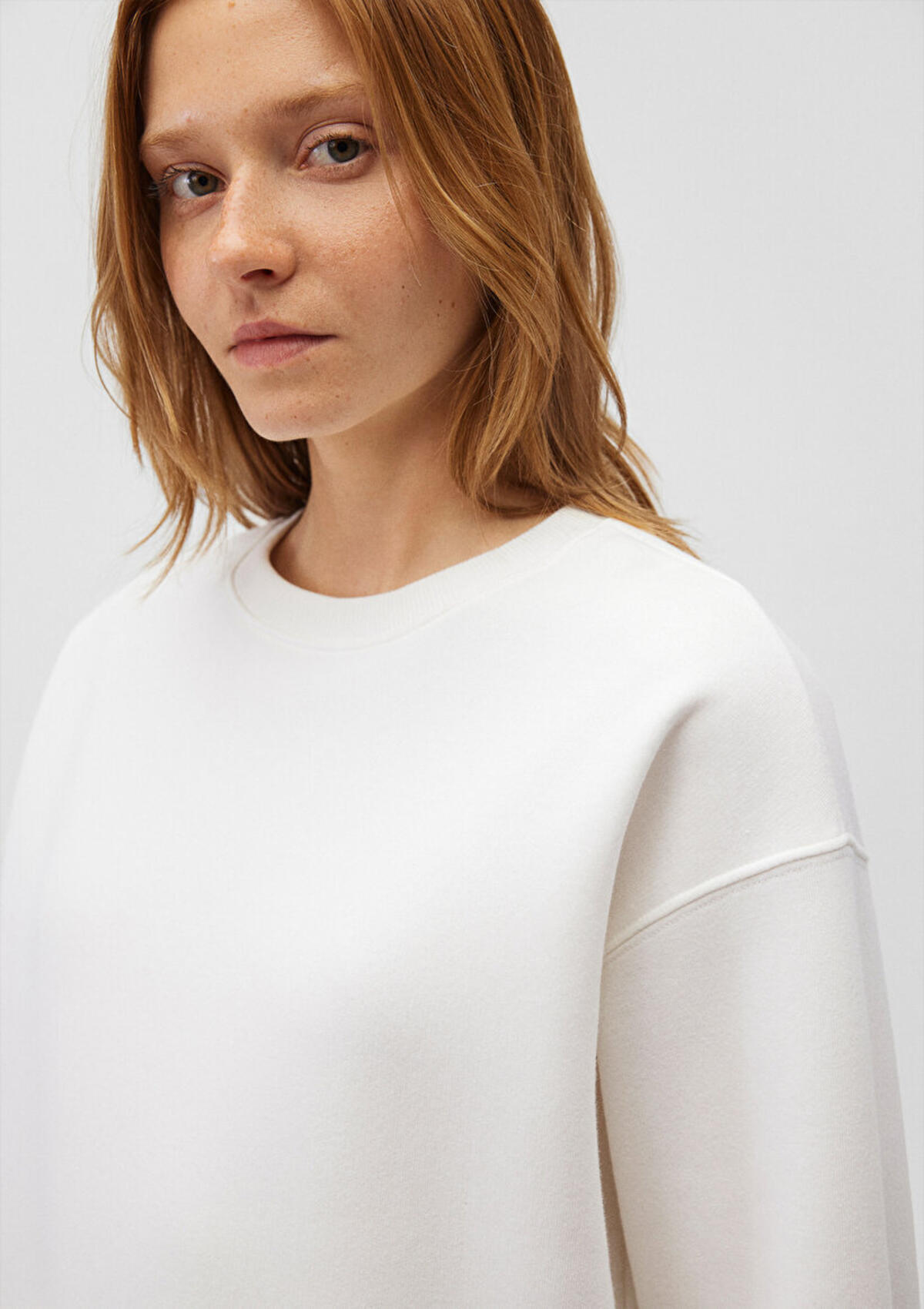 Mavi Sweatshirt M1610198-70057 Kırık Beyaz S