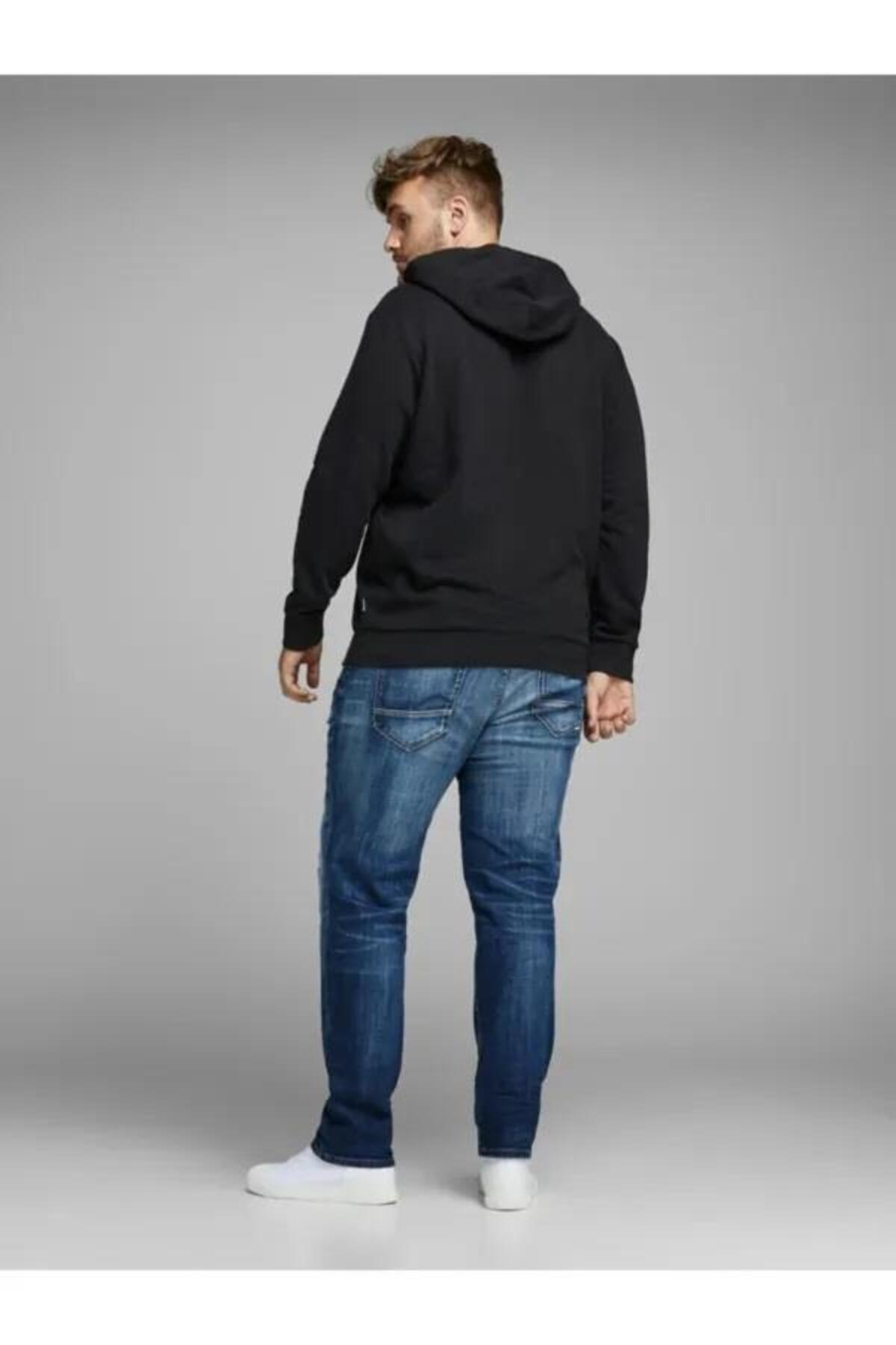 Jack&Jones Sweatshirt 12163777 Siyah EU4XL US2XL